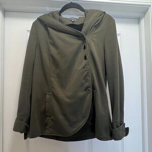 Market & Spruce Dark Green Hooded Jackt